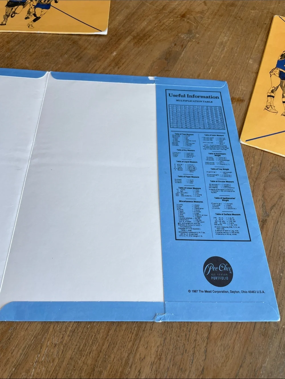 Pee-Chee vintage retro school folders 1987